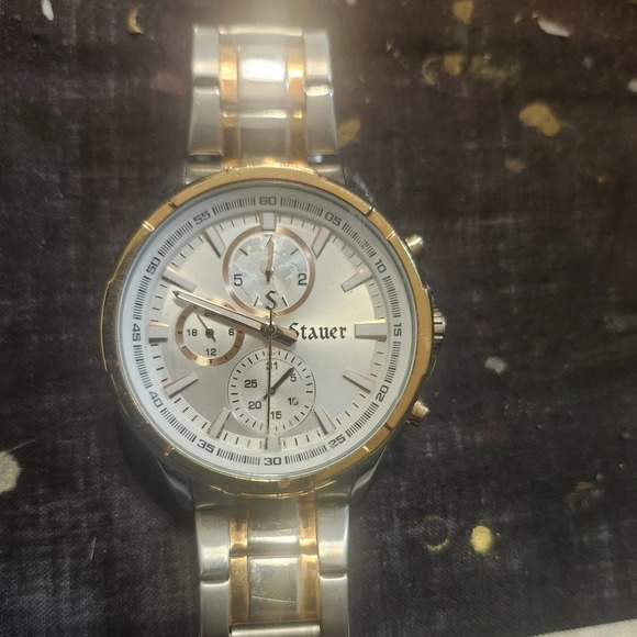 Vintage Stauer Mens Chronograph Watch - Picture 2 of 5